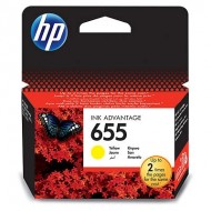 HP 655 Yellow Ink Cartridge  Жълт Пълнител 