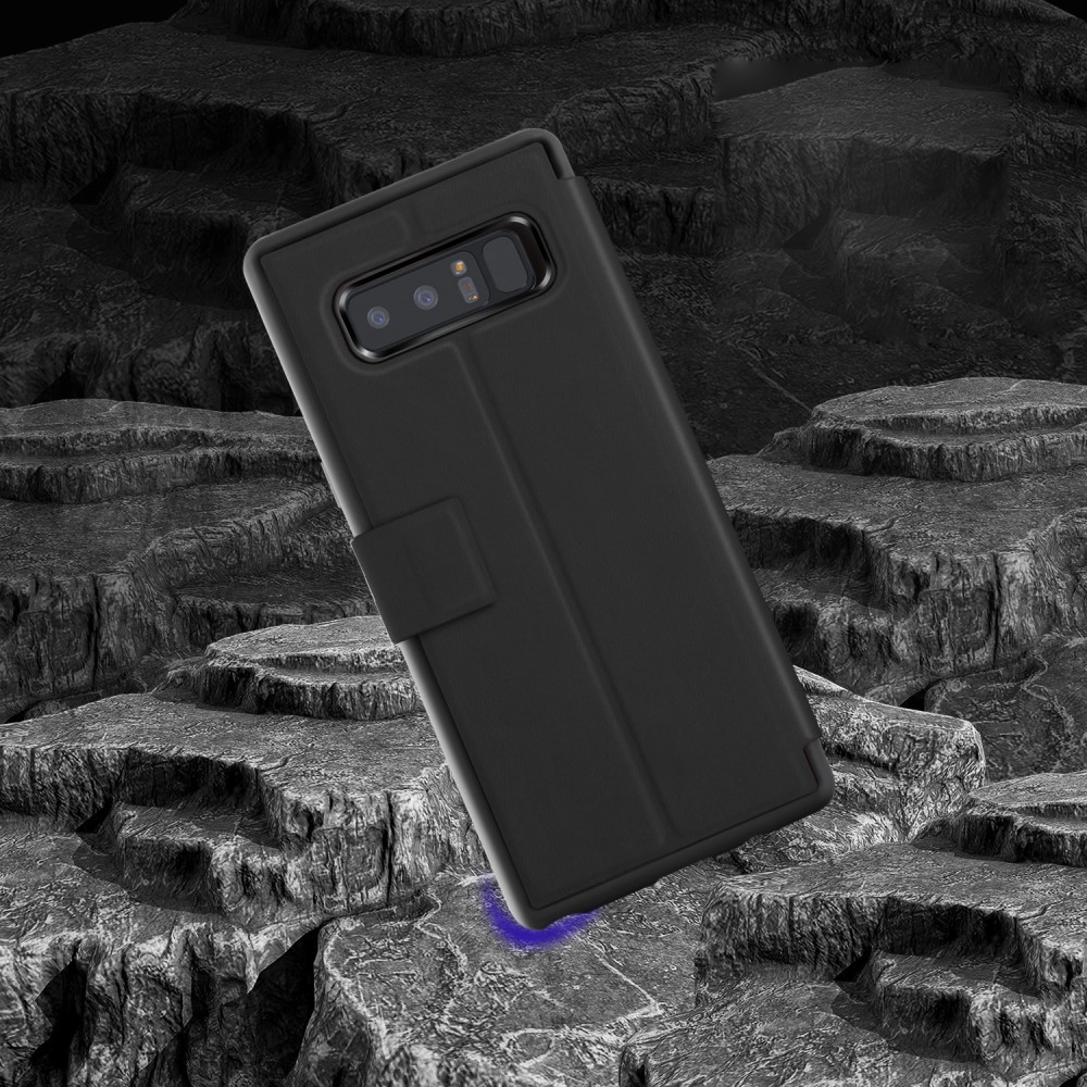 Samsung Galaxy Note 8 SM-N950 Window Кожен Калъф и Протектор