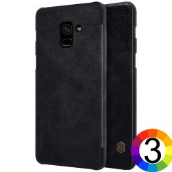 Samsung Galaxy A8 (2018) Nillkin Кожен Калъф и Протектор