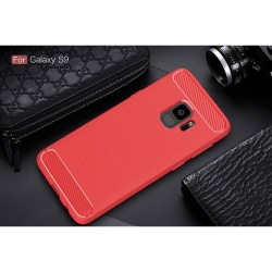 Samsung Galaxy S9 Удароустойчив Carbon Fiber Калъф и Протектор
