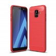 Samsung Galaxy A6 (2018) Удароустойчив Carbon Fiber Калъф и Протектор