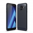 Samsung Galaxy A6 (2018) Удароустойчив Carbon Fiber Калъф и Протектор