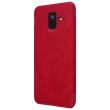 Samsung Galaxy A6 (2018) Nillkin Кожен Калъф и Протектор