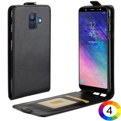 Samsung Galaxy A6 (2018) Flip3 Кожен Калъф и Скрийн Протектор