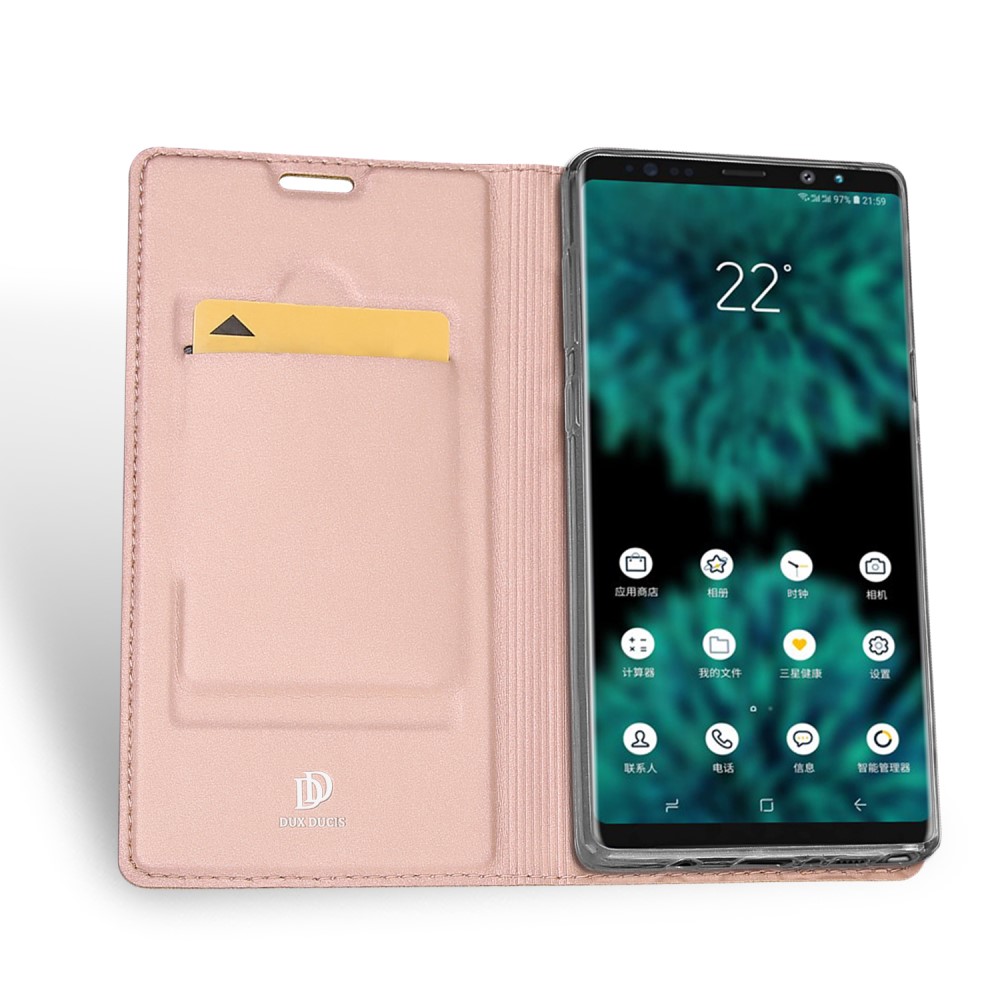 Samsung Galaxy Note9 / Note 9 DUX DUCIS Кожен Калъф и Протектор