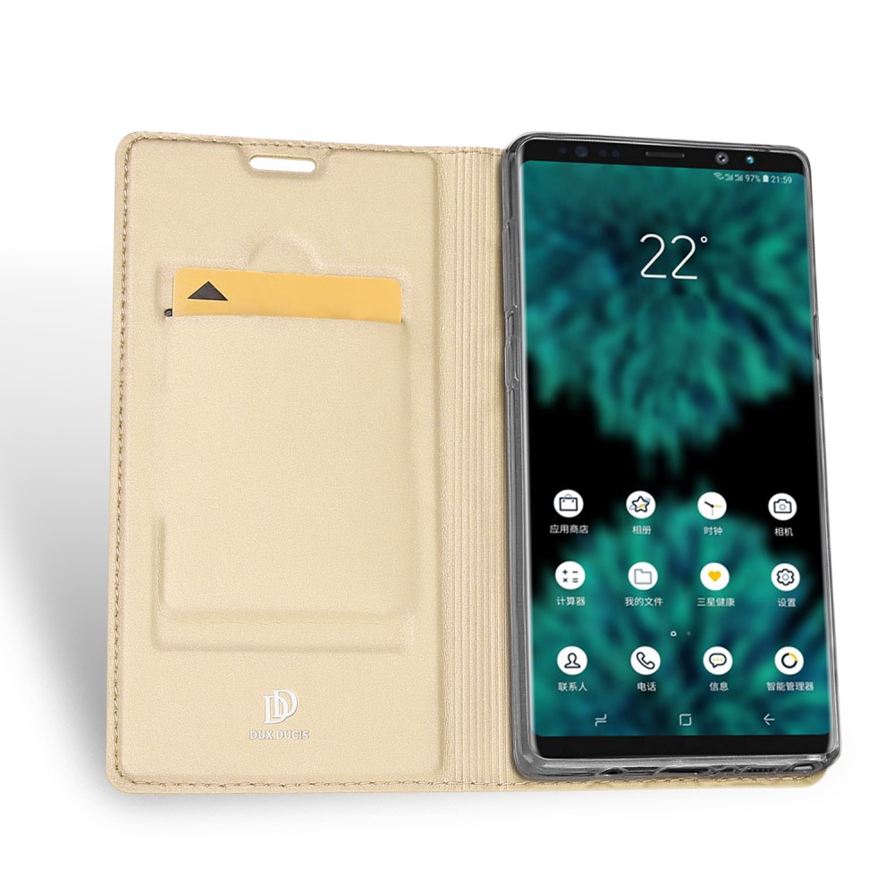 Samsung Galaxy Note9 / Note 9 DUX DUCIS Кожен Калъф и Протектор