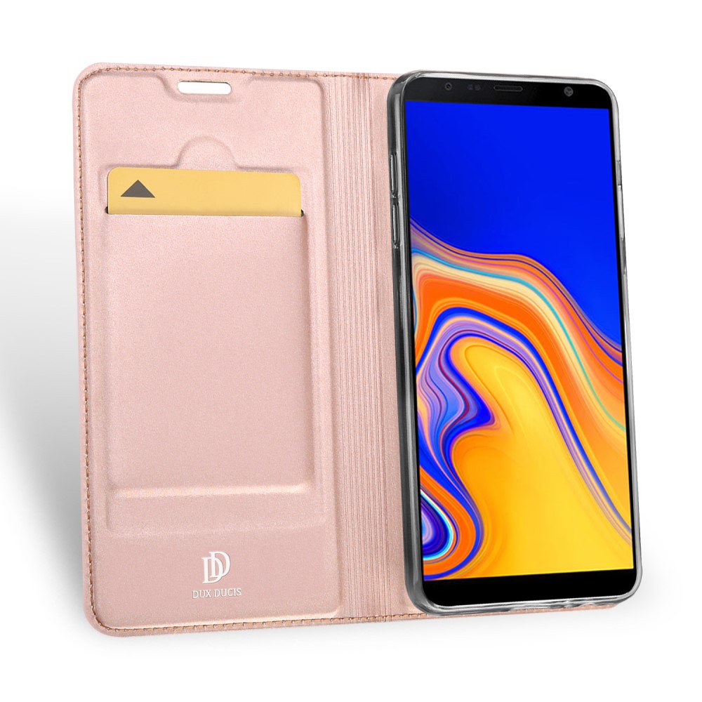 Samsung Galaxy J4+ / J4 Plus DUX DUCIS Wallet Кожен Калъф и Протектор