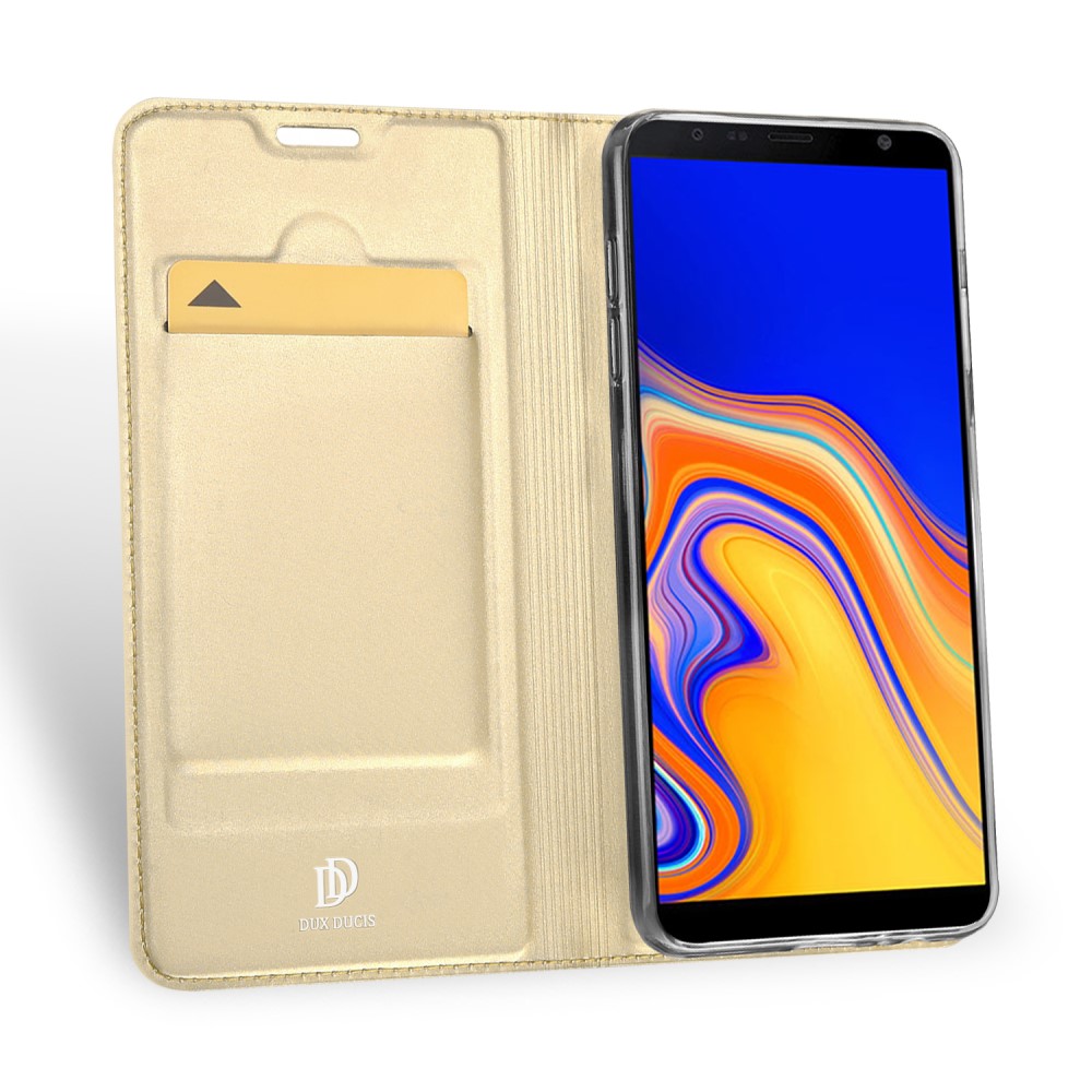 Samsung Galaxy J4+ / J4 Plus DUX DUCIS Wallet Кожен Калъф и Протектор
