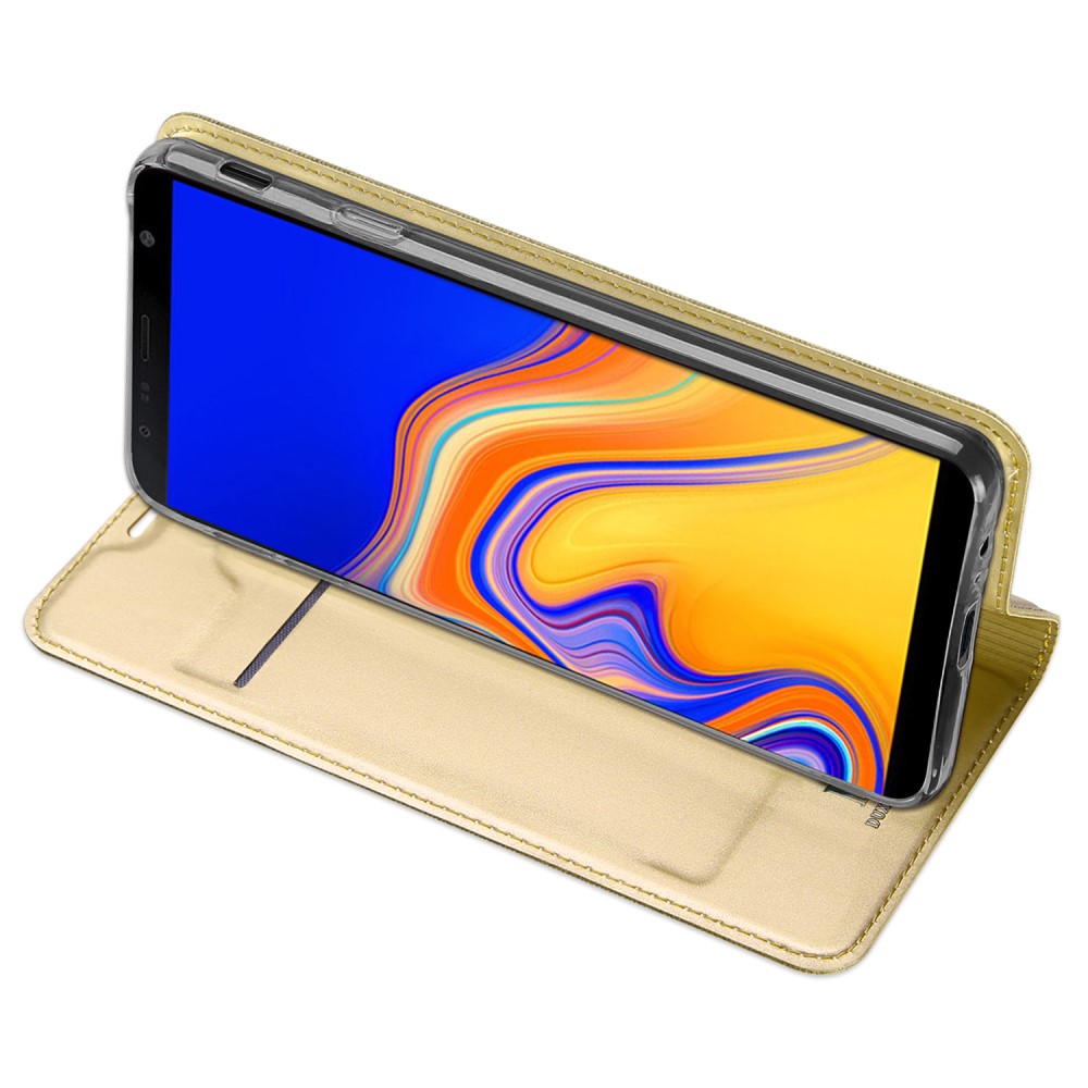 Samsung Galaxy J4+ / J4 Plus DUX DUCIS Wallet Кожен Калъф и Протектор