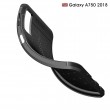 Samsung Galaxy A7 2018 Удароустойчив Litchi Skin Калъф и Протектор