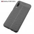 Samsung Galaxy A7 2018 Удароустойчив Litchi Skin Калъф и Протектор