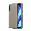 Samsung Galaxy A7 2018 Удароустойчив Litchi Skin Калъф и Протектор