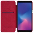 Samsung Galaxy A6s Nillkin Кожен Калъф и Протектор