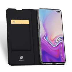 Samsung Galaxy S10 Plus / S10+  DUX DUCIS Кожен Калъф и Протектор