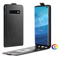 Samsung Galaxy S10 Flip3 Кожен Калъф и Скрийн Протектор