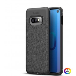 Samsung Galaxy S10e  Удароустойчив Litchi Skin Калъф и Протектор