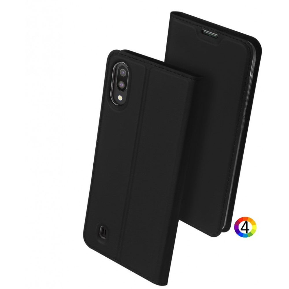 Samsung Galaxy M10 DUX DUCIS Кожен Калъф и Протектор