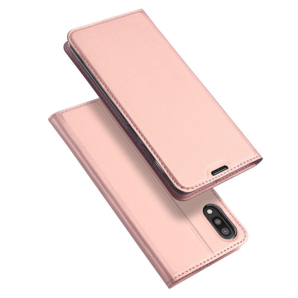 Samsung Galaxy M10 DUX DUCIS Кожен Калъф и Протектор