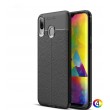 Samsung Galaxy M20  Удароустойчив Litchi Skin Калъф и Протектор