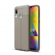 Samsung Galaxy M20  Удароустойчив Litchi Skin Калъф и Протектор