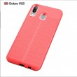 Samsung Galaxy M20  Удароустойчив Litchi Skin Калъф и Протектор