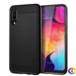 Samsung Galaxy A50/A50s/A30s Удароустойчив MOFI Carbon Fiber Калъф и Протектор