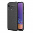 Samsung Galaxy A40  Удароустойчив Litchi Skin Калъф и Протектор