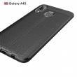 Samsung Galaxy A40  Удароустойчив Litchi Skin Калъф и Протектор