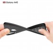 Samsung Galaxy A40  Удароустойчив Litchi Skin Калъф и Протектор