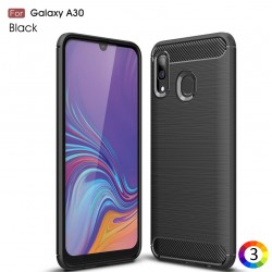 Samsung Galaxy A30/A20  Удароустойчив Carbon Fiber Калъф и Протектор