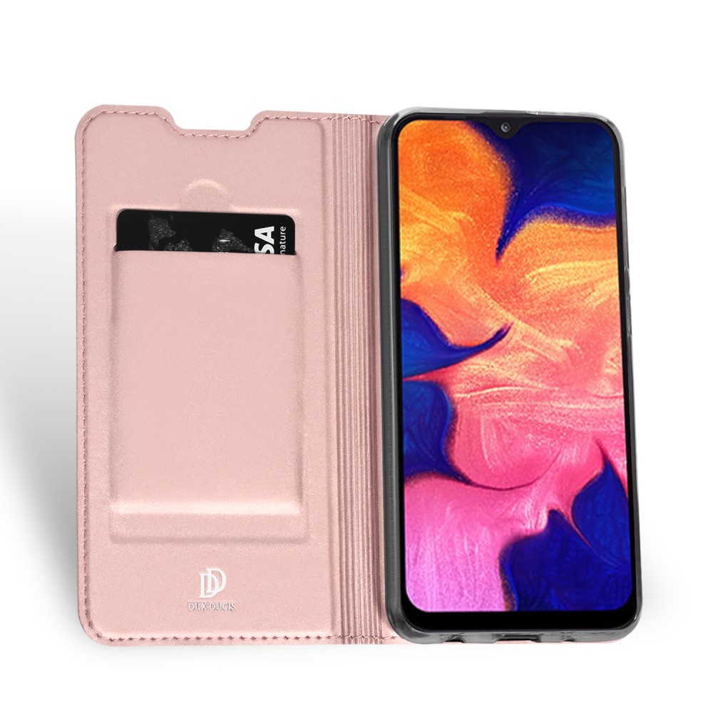 Samsung Galaxy A10  DUX DUCIS Кожен Калъф и Протектор