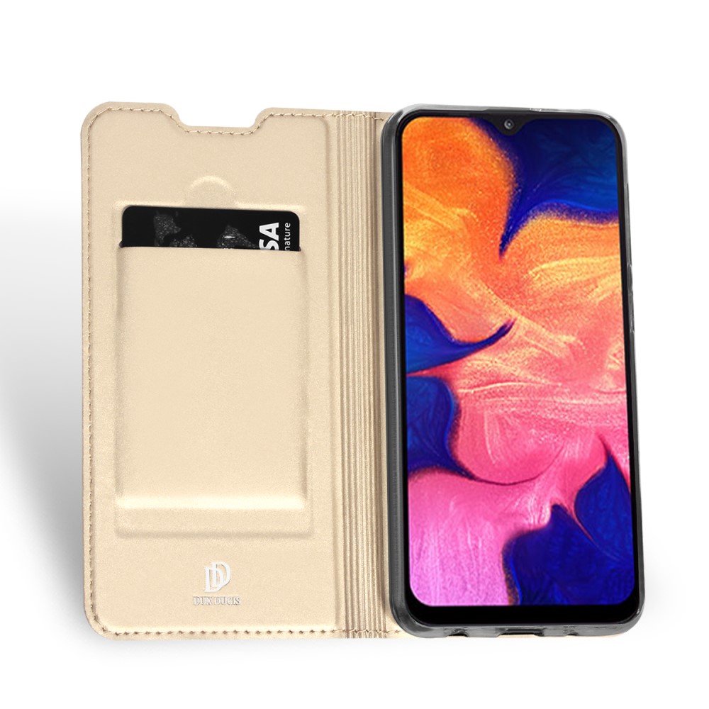 Samsung Galaxy A10  DUX DUCIS Кожен Калъф и Протектор