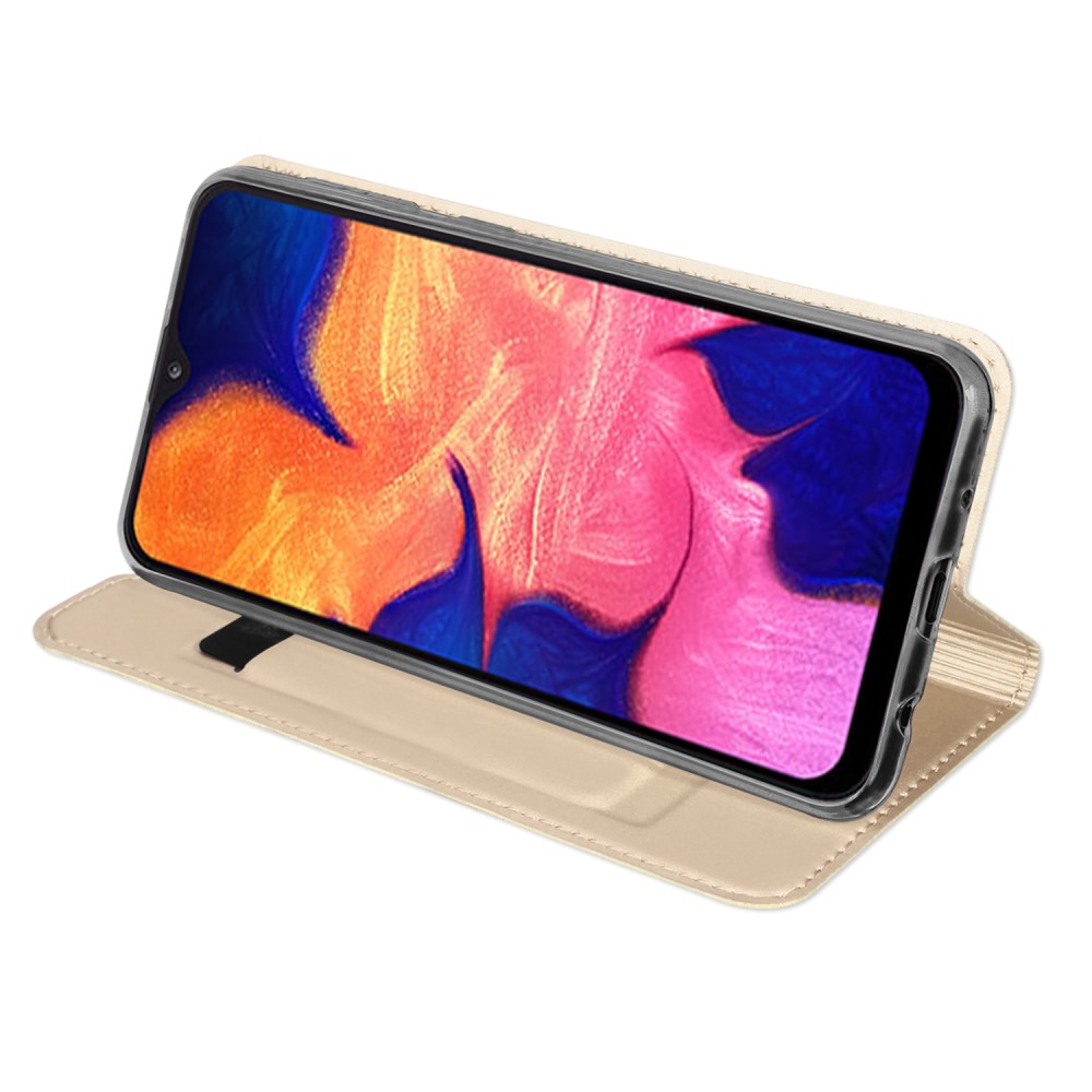 Samsung Galaxy A10  DUX DUCIS Кожен Калъф и Протектор