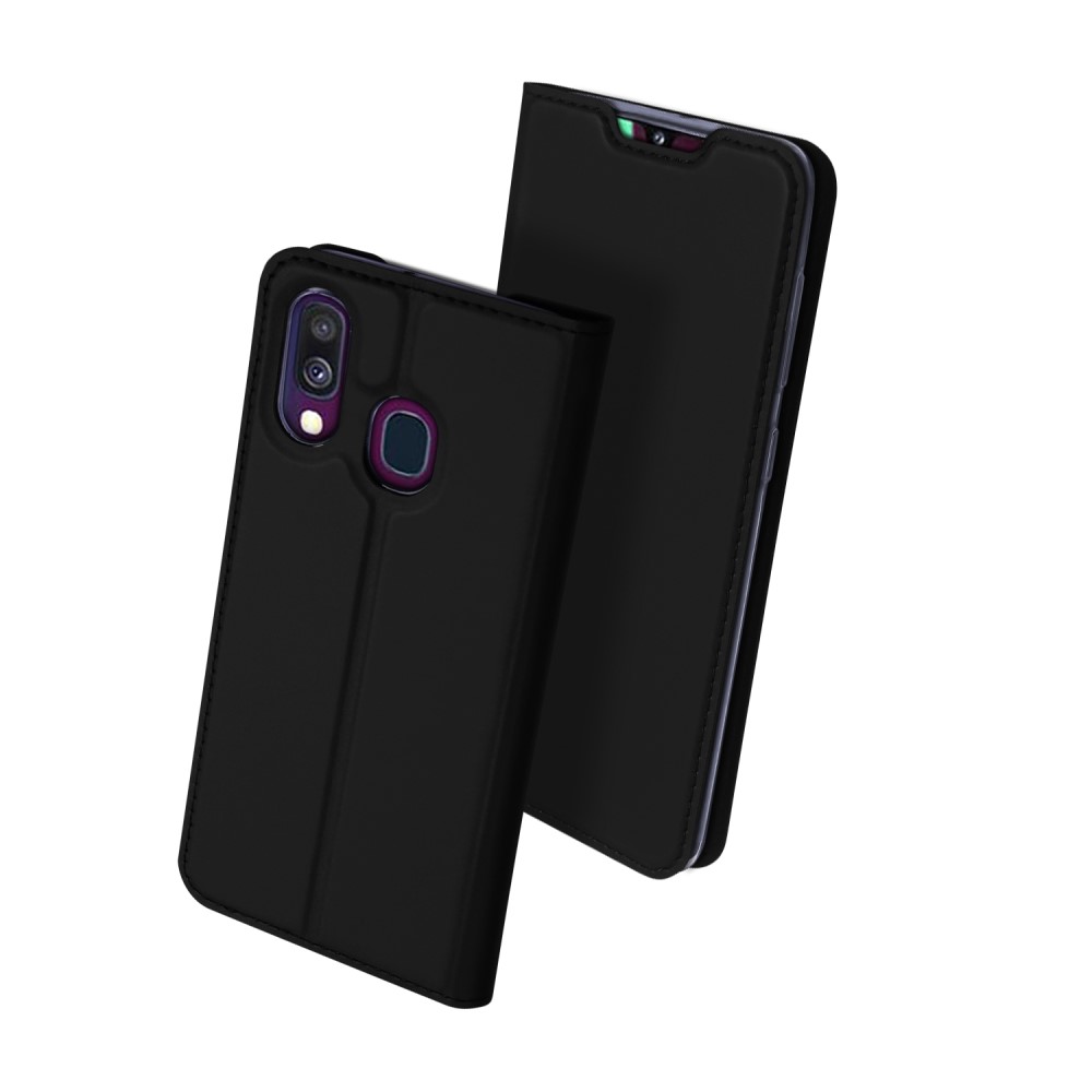 Samsung Galaxy A40 DUX DUCIS Кожен Калъф и Протектор
