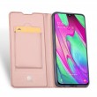 Samsung Galaxy A40 DUX DUCIS Кожен Калъф и Протектор