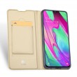 Samsung Galaxy A40 DUX DUCIS Кожен Калъф и Протектор