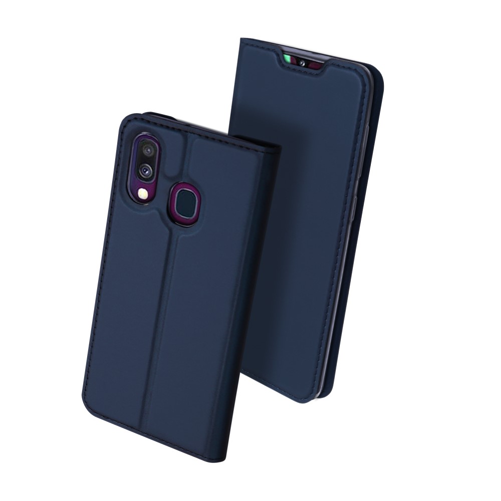 Samsung Galaxy A40 DUX DUCIS Кожен Калъф и Протектор