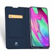Samsung Galaxy A40 DUX DUCIS Кожен Калъф и Протектор
