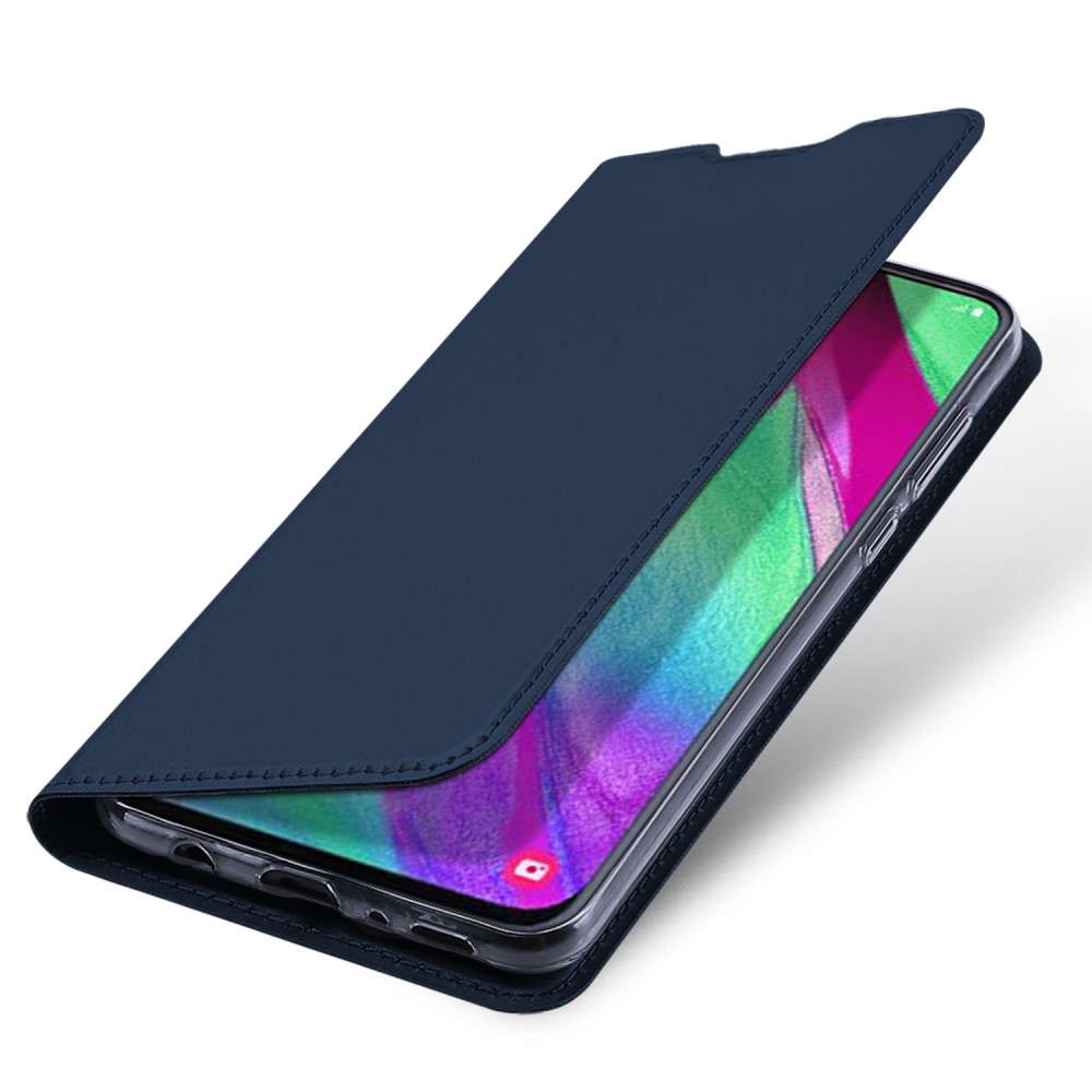 Samsung Galaxy A40 DUX DUCIS Кожен Калъф и Протектор