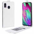 Samsung Galaxy A40 Flip3 Кожен Калъф и Скрийн Протектор
