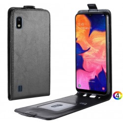 Samsung Galaxy A10  Flip3 Кожен Калъф и Скрийн Протектор