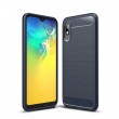 Samsung Galaxy A10e  Удароустойчив Carbon Fiber Калъф и Протектор