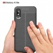 Samsung Galaxy A10e Удароустойчив Litchi Skin Калъф и Протектор