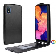 Samsung Galaxy A10e Flip3 Кожен Калъф и Скрийн Протектор