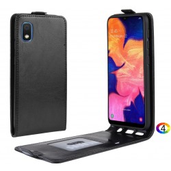Samsung Galaxy A10e Flip3 Кожен Калъф и Скрийн Протектор