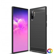 Samsung Galaxy Note 10 Pro / Note10+ Удароустойчив  Carbon Fiber Калъф и Протектор
