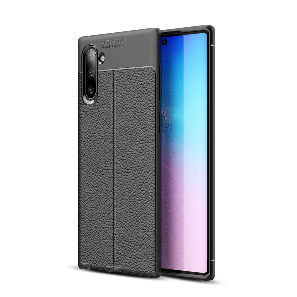 Samsung Galaxy Note 10/Note10 Удароустойчив Litchi Skin Калъф и Протектор