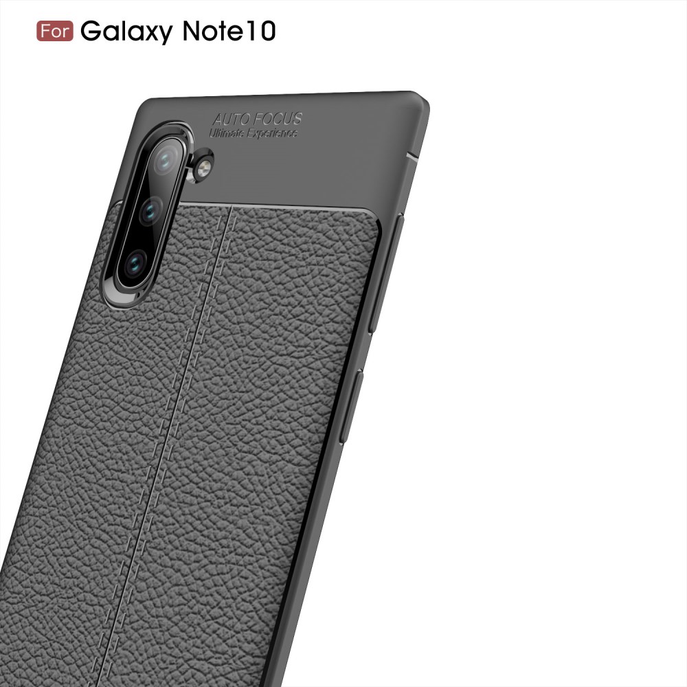 Samsung Galaxy Note 10/Note10 Удароустойчив Litchi Skin Калъф и Протектор