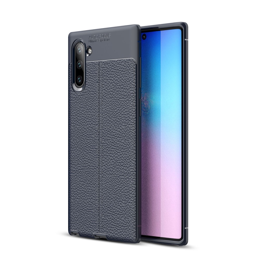 Samsung Galaxy Note 10/Note10 Удароустойчив Litchi Skin Калъф и Протектор