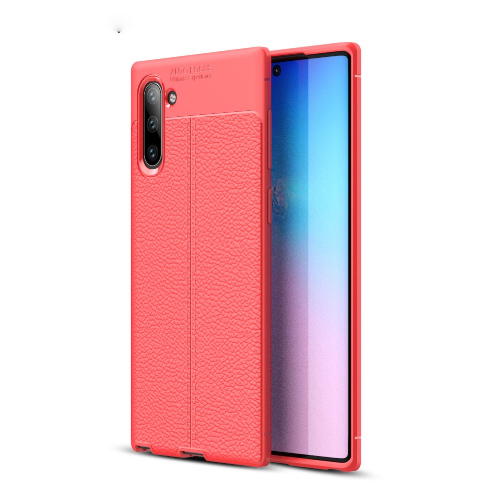 Samsung Galaxy Note 10/Note10 Удароустойчив Litchi Skin Калъф и Протектор